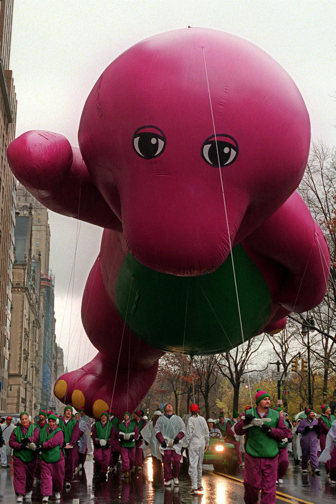 Barney macys thanksgiving day parade 1994