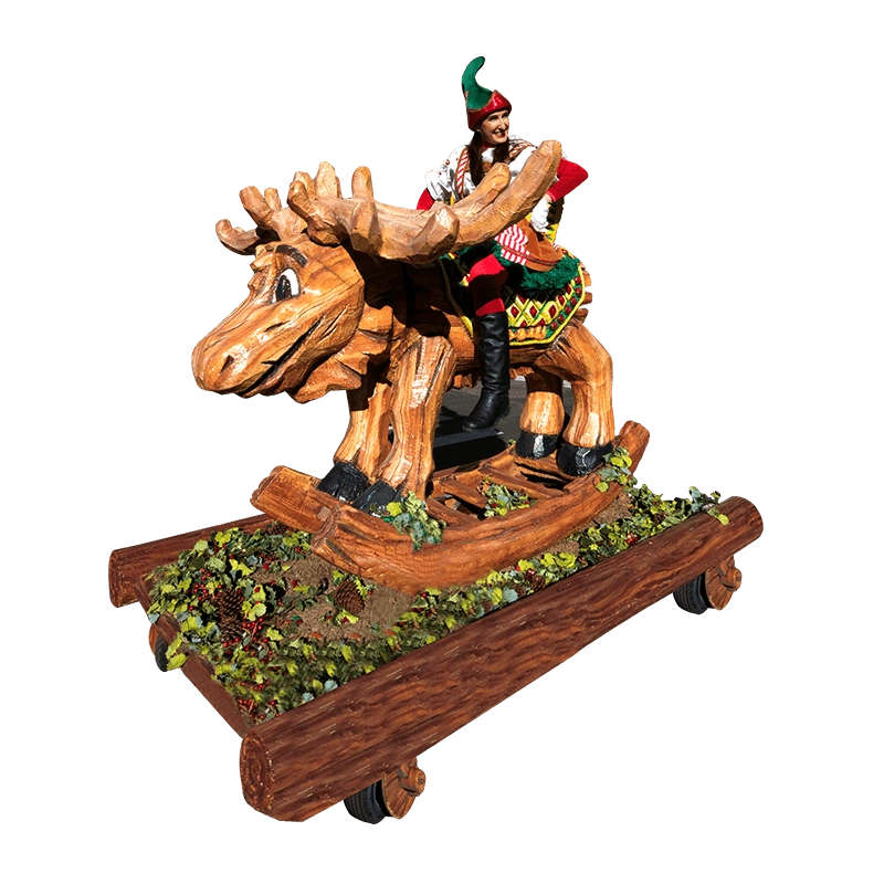moose rocking horse