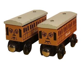 annie and clarabel wooden