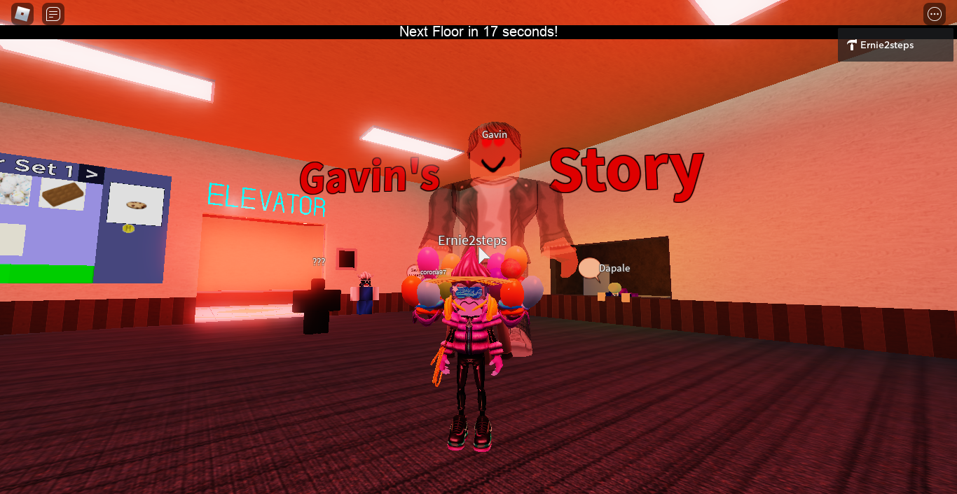 Gavin S Story The Normal Elevator Wiki Fandom - roblox obby but my voice gets higher every death