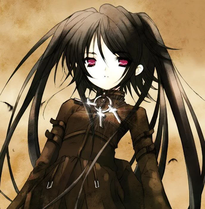 Image Anime Girls With Black Hair And Red Eyes Jpg The Path Of