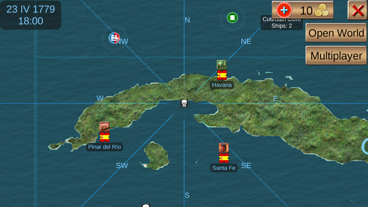 the pirates caribbean hunt hidden map