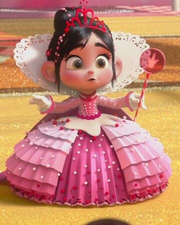 vanellope and princesses dolls