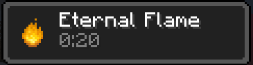Eternal flame effect