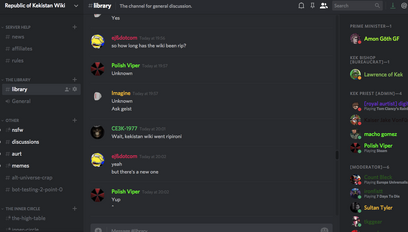 Kekistan Discord Server - discord servers tagged with roblox