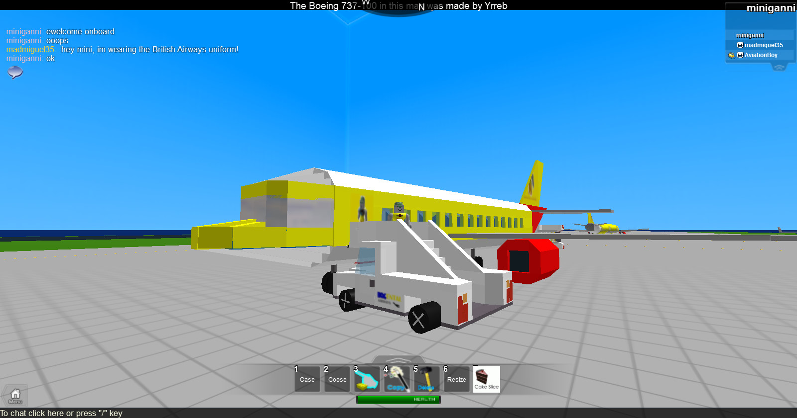 Mini Air The Roblox Airline Industry Wiki Fandom - keyon air roblox plane code