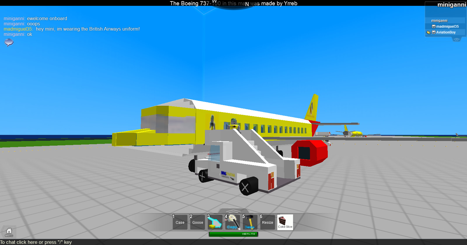 Mini Air The Roblox Airline Industry Wiki Fandom - roblox keyon airlines code for airplane