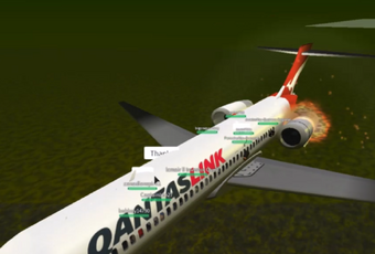 Qantaslink Flight 121 The Roblox Airline Industry Wiki Fandom - roblox qantas