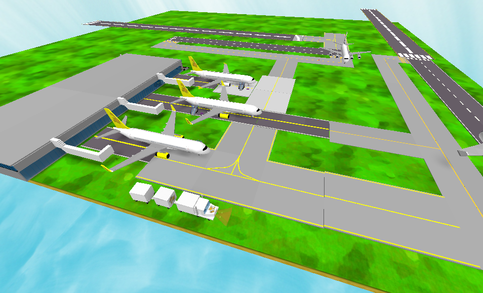 Northridge B345t1n355 Intl Airport The Roblox Airline - airport games in roblox