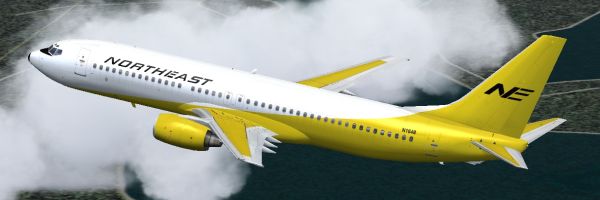 northeast airlines boeing airline industry roblox yellowbird fs2004 flight b737 tds