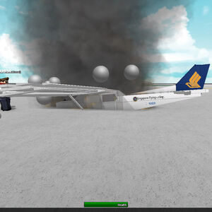 Singapore Airlines Pilot Training Cessna 172 Crash The Roblox Airline Industry Wiki Fandom - roblox singapore airlines