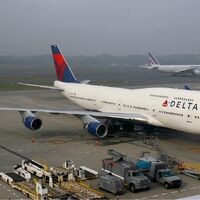 Delta Airport Disaster The Roblox Airline Industry Wiki Fandom - boeing 747 400 korean air roblox