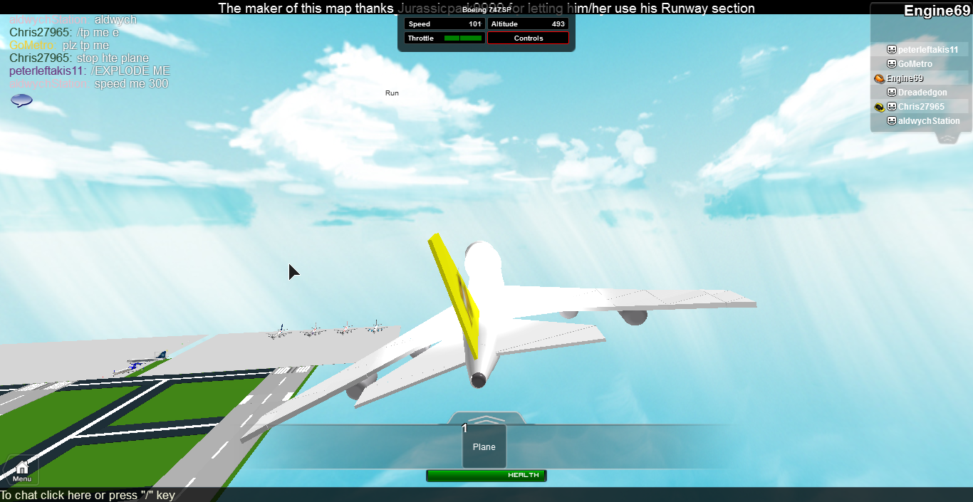 Flightline Roblox Map