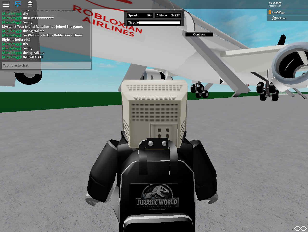 Roblox Airlines Flight 1850 The Roblox Airline Industry - airplane roblox game