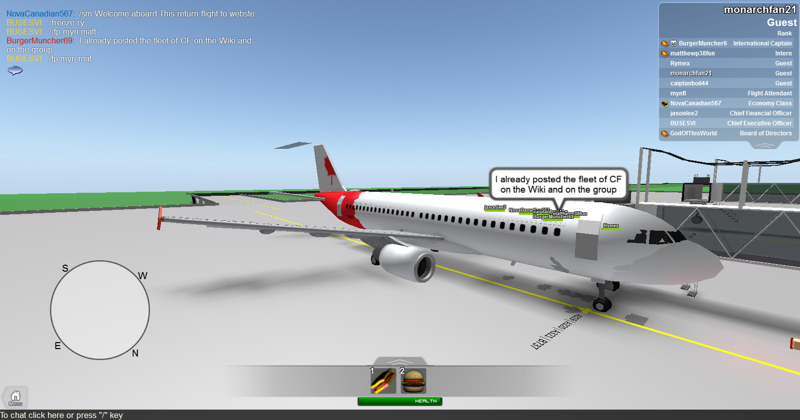roblox airline ranks