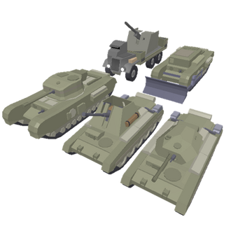British Wwii Tanks The Conquerors Wiki Fandom - ww2 american artillery roblox