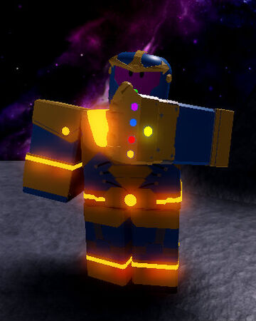Thanos The Roblox Marvel Omniverse Wiki Fandom - infinity gauntlet roblox marvel studios wiki fandom