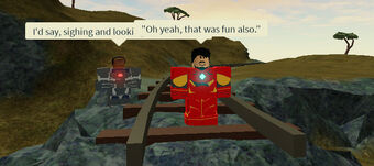 Off The Rails Story The Roblox Marvel Omniverse Wiki Fandom - isis suit roblox