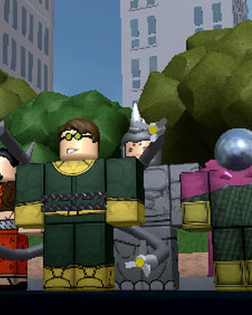 Sinister Six The Roblox Marvel Omniverse Wiki Fandom - green sinister roblox