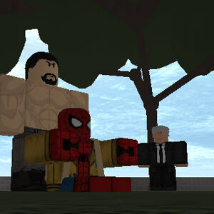 Spider Man The Roblox Marvel Omniverse Wiki Fandom - ben reilly spiderman v2 piece 2 black suit roblox