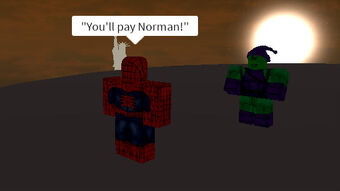 The Spectacular Spider Man Story The Roblox Marvel Omniverse Wiki Fandom - goblin e e roblox