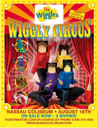 Wiggly Circus The Roblox Wiggles Wiki Fandom - the wiggles in roblox live hot potatoes roblox