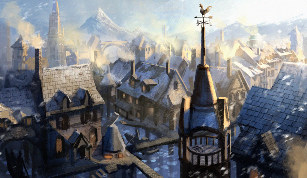 Image - Winter in laketown by e mendoza-d724ypu.jpg | The Roleplaying ...