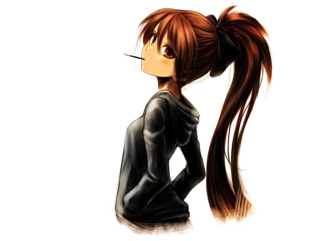 Anime Girl With Brown Hair Galhairs