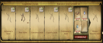 Collection 220 Legendary bows cropped