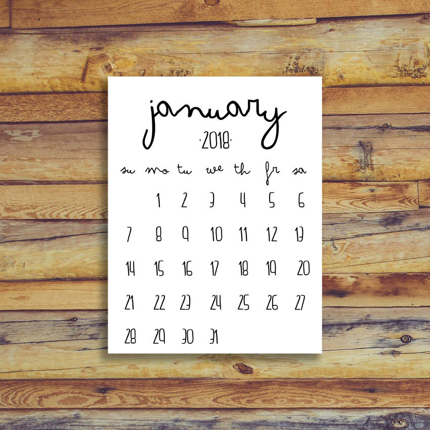 january calendar 2018 printablejpg