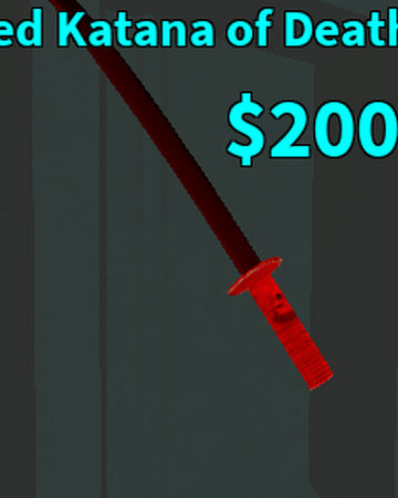 Red Katana Of Death The Stalker Reborn Roblox Wikia Fandom