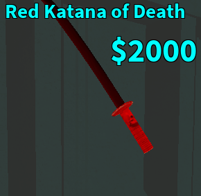 Red Katana Of Death The Stalker Reborn Roblox Wikia Fandom - roblox katana back