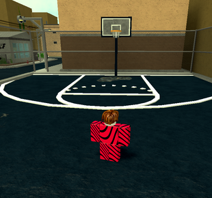 Basketball Court The Streets Roblox Wiki Fandom Powered - 