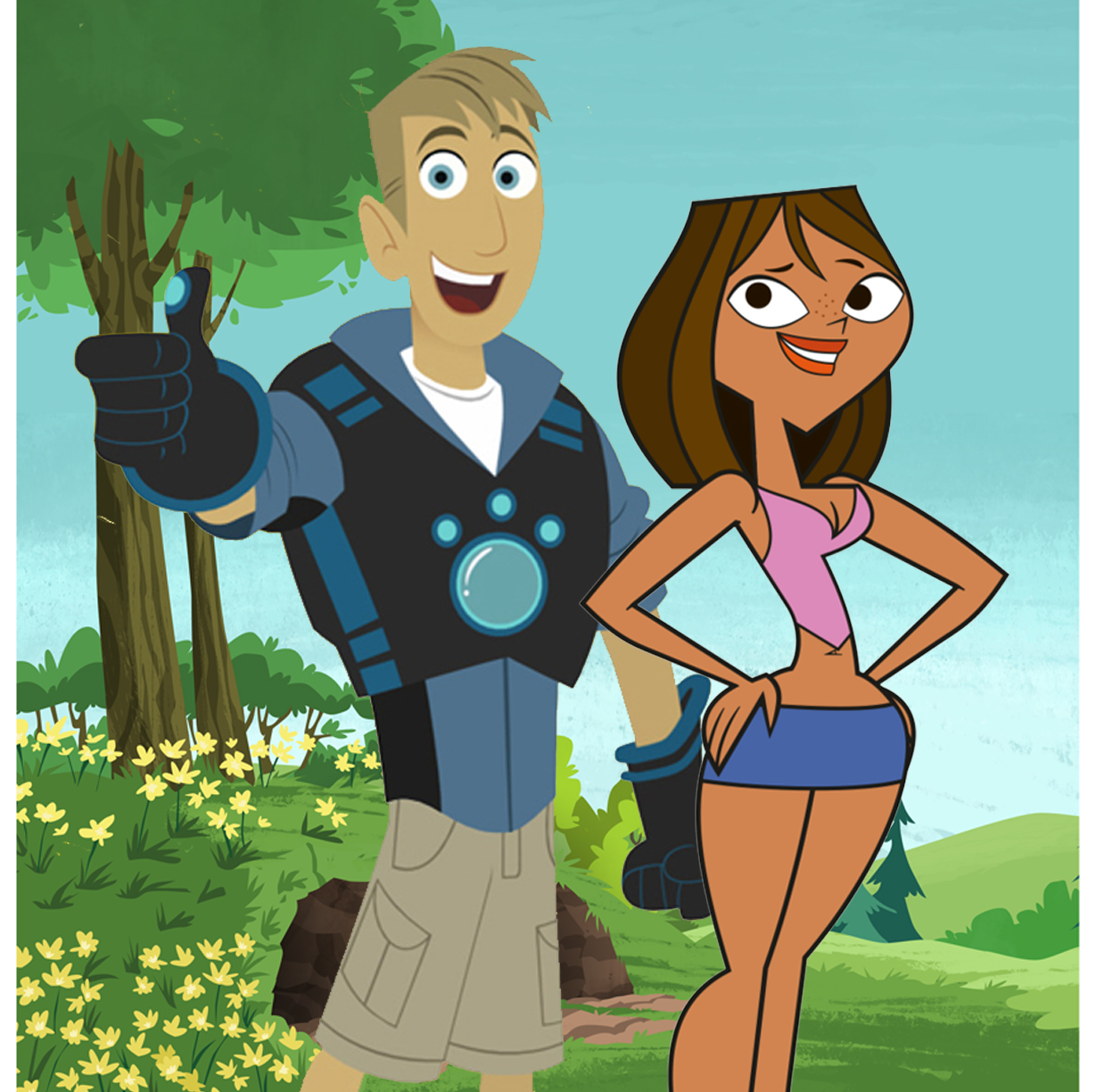 Courtney and Martin | The Total Drama Gang's Adventures series Wikia