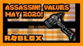 Roblox Assassin Value List Wikia