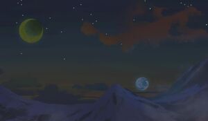 Moons over high passes by asanee04