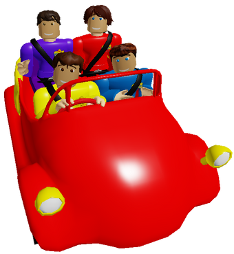 Big Red Car Vehicle The Wiggles Of Robloxians Wiki Fandom - big red car the roblox wiggles wiki fandom powered by wikia