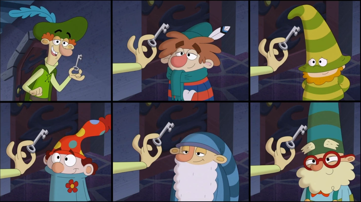 Image S2e19a Starchy Offering Sneezy Bashful Dopey Sleepy And Doc His Keyspng The 7d 