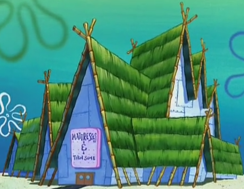 spongebob mattress store scene