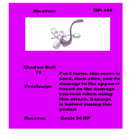 Mewtwo card