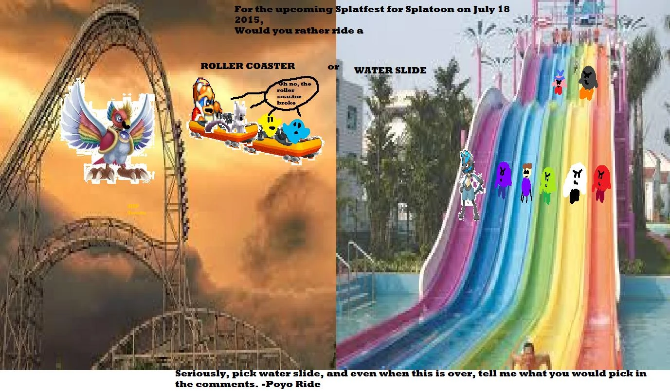 Comic 64SplatfestRoller Coasters VS Water Slides The air ride group Wiki FANDOM powered by