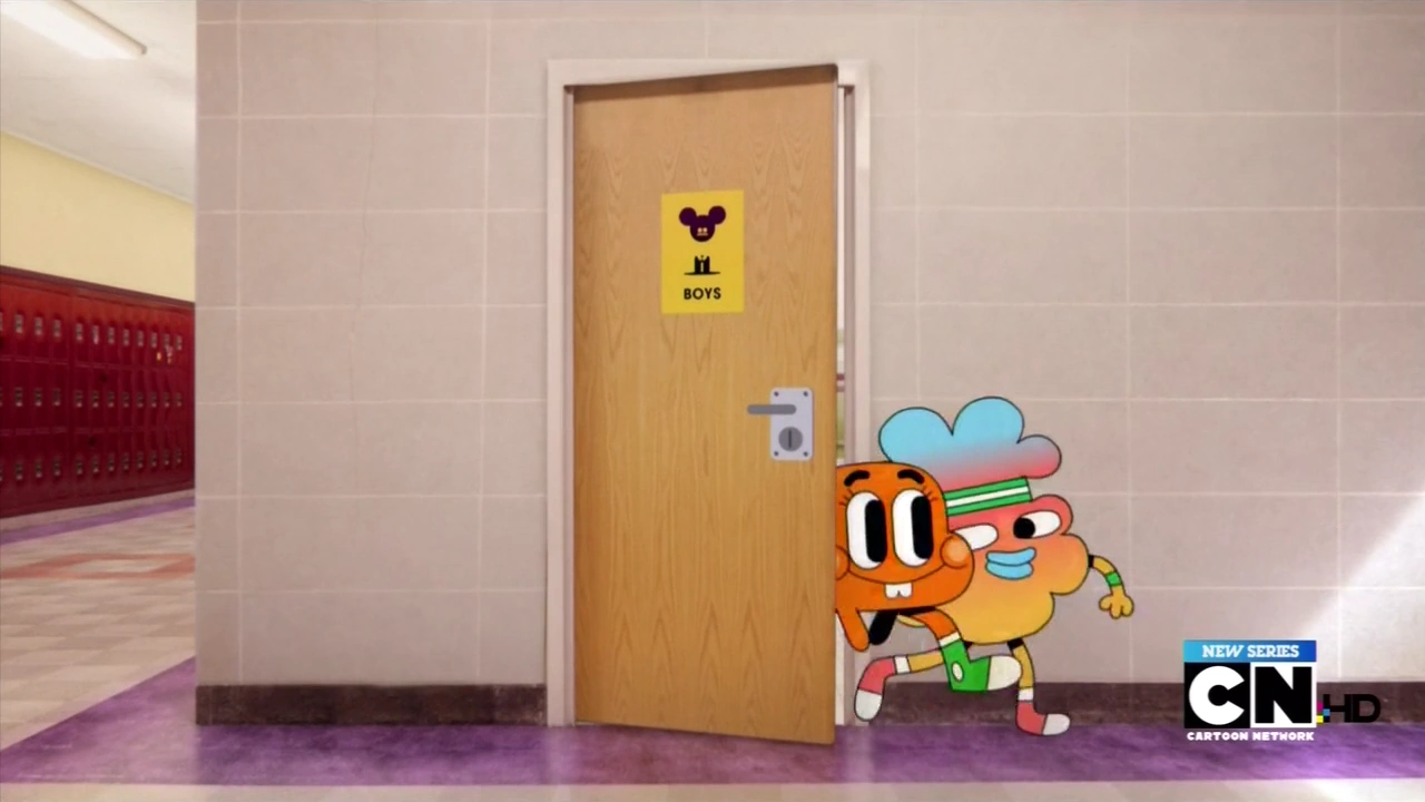 Image BathroomDoor.png The Amazing World of Gumball Wiki FANDOM