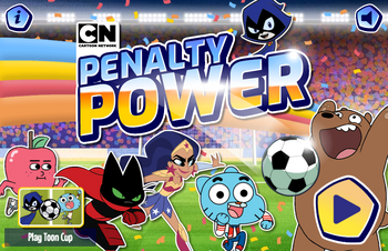 Penalty power title screen