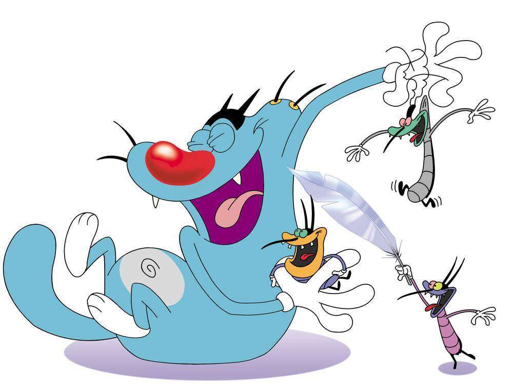 image oggy and the cockroaches cartoon hd wallpaper download jpg