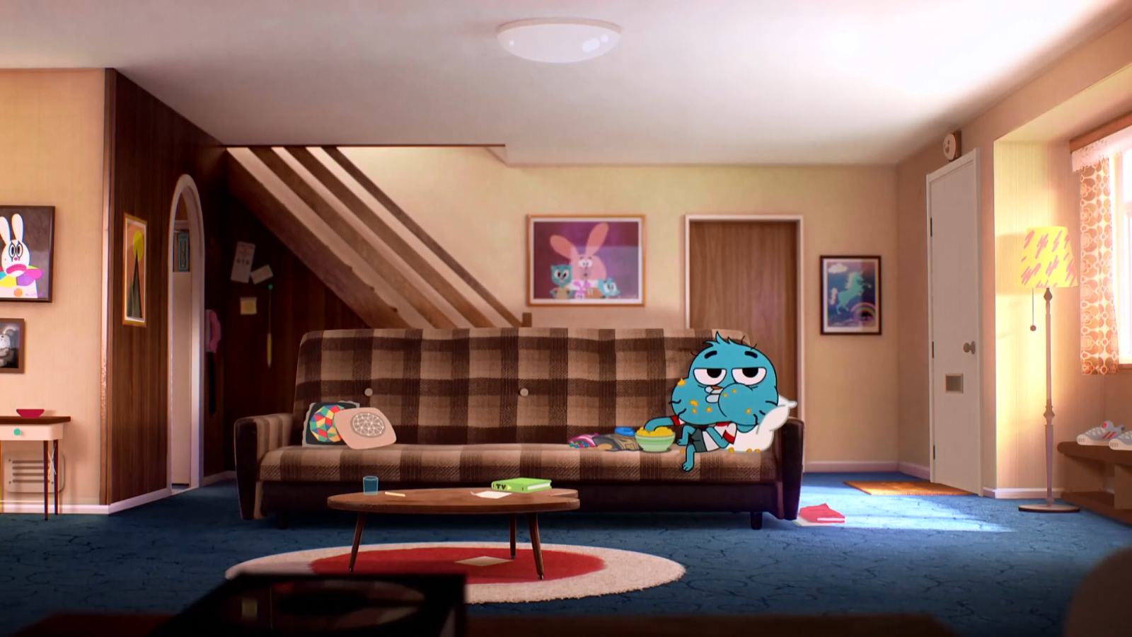 Amazing World Of Gumball Living Room