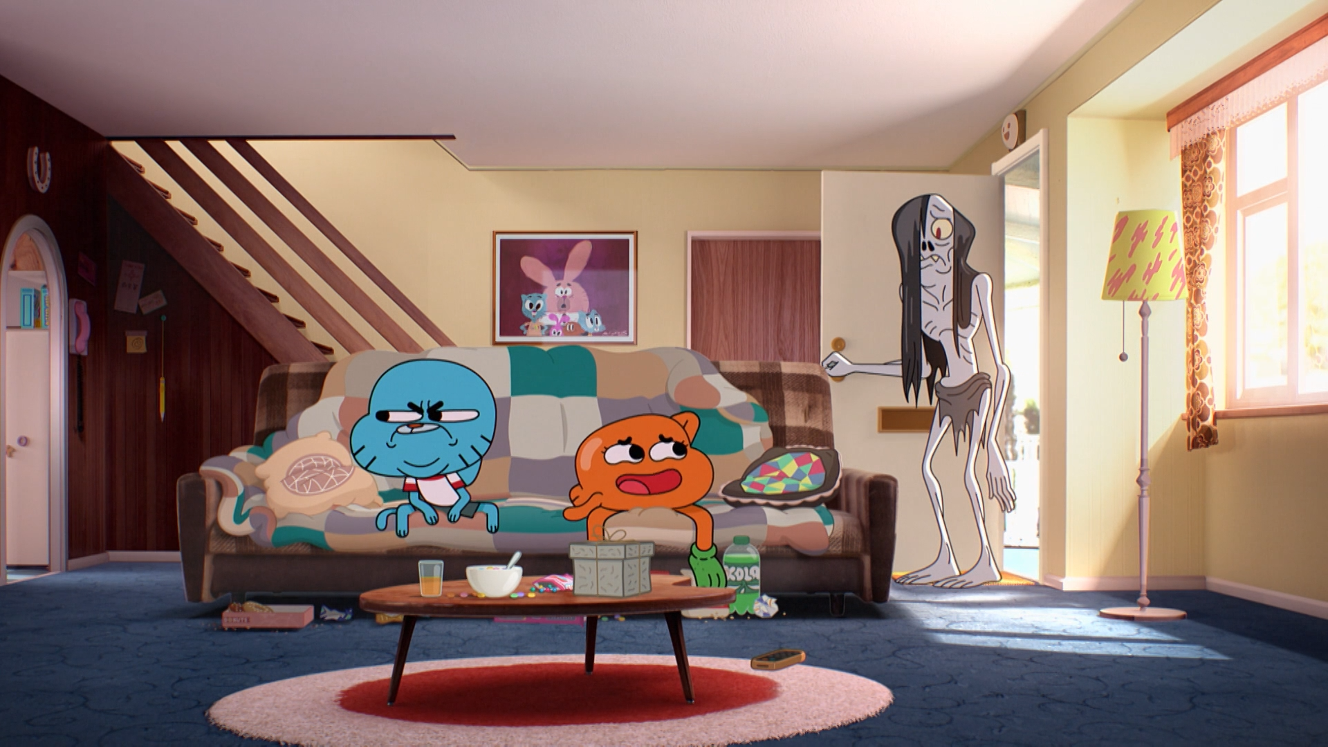 The Amazing World Of Gumball Living Room Image - Vegging Thoughtful.png | The Amazing World of Gumball Wiki