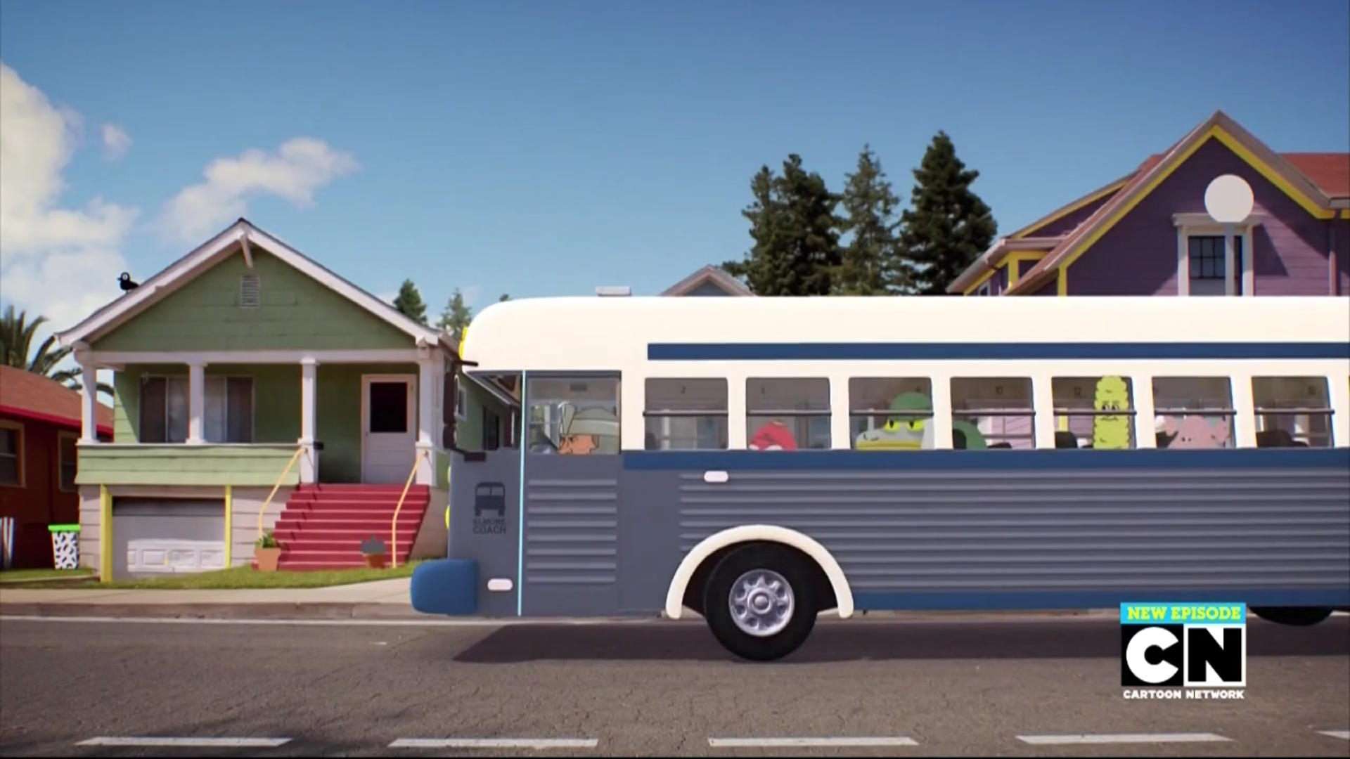 The Amazing World Of Gumball School Bus