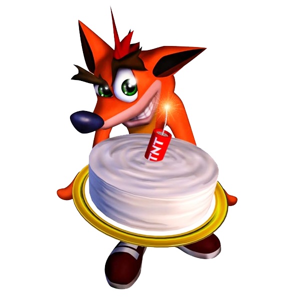 KÃ©ptalÃ¡lat a kÃ¶vetkezÅre: „crash bandicoot birthday”