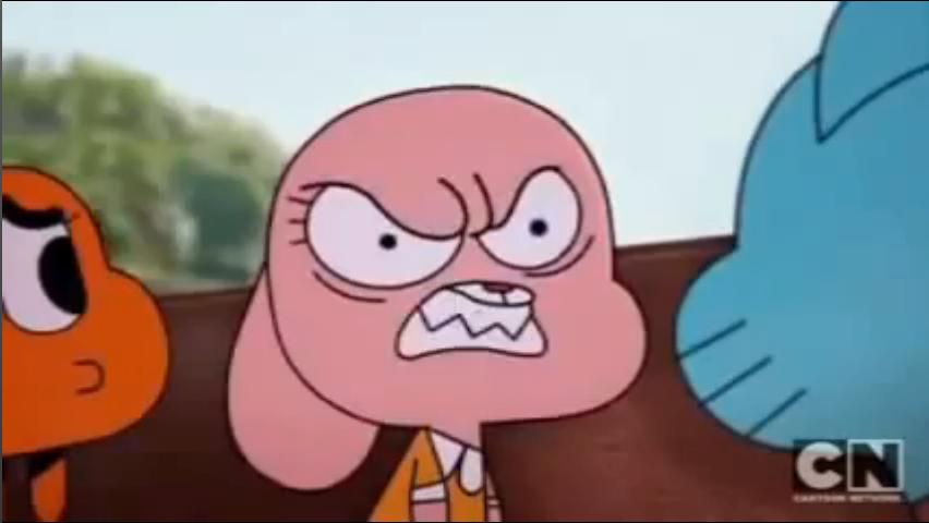 the amazing world of gumball nicole angry