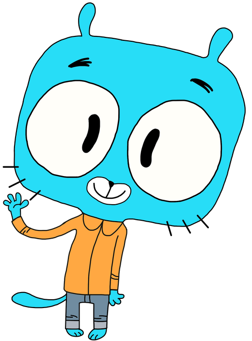 Gumball Watterson From The Amazing World of Gumball Vector